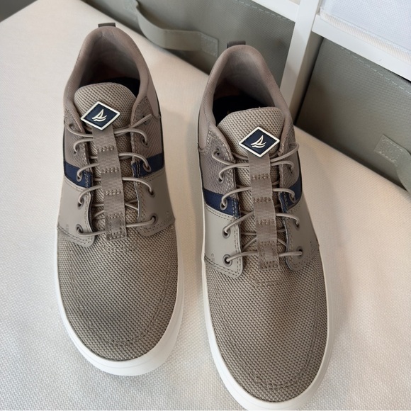 Sperry SeaCycled Fairlead Men’s Sneakers New Beige 9.5 - Picture 3 of 11